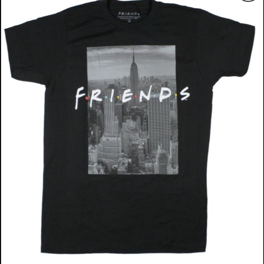 Friends NYC skyline graphic t-shirt sz L